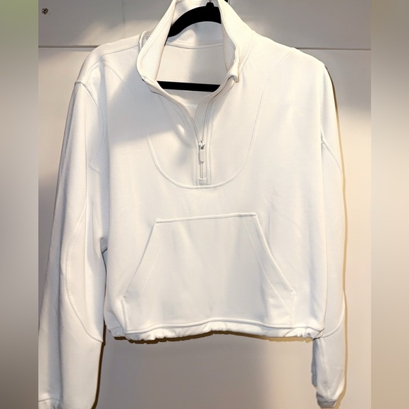 Lululemon cream half zip sweater - Picture 2 of 5